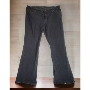 Womens RocaWear Bootcut Dark Denim Jeans Pants Plus Size 22‎ Vintage